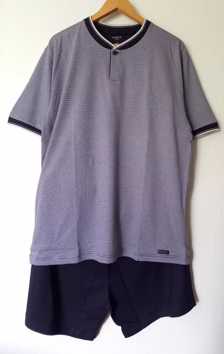 IMPETUS ENSEMBLE PYJAMA HAUT BAS SHORT HOMME TAILLE L BLEU