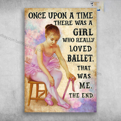 Ballet Dancer, Little Girl Ballet - Once Upon A Time, There Was A Girl, Who L...