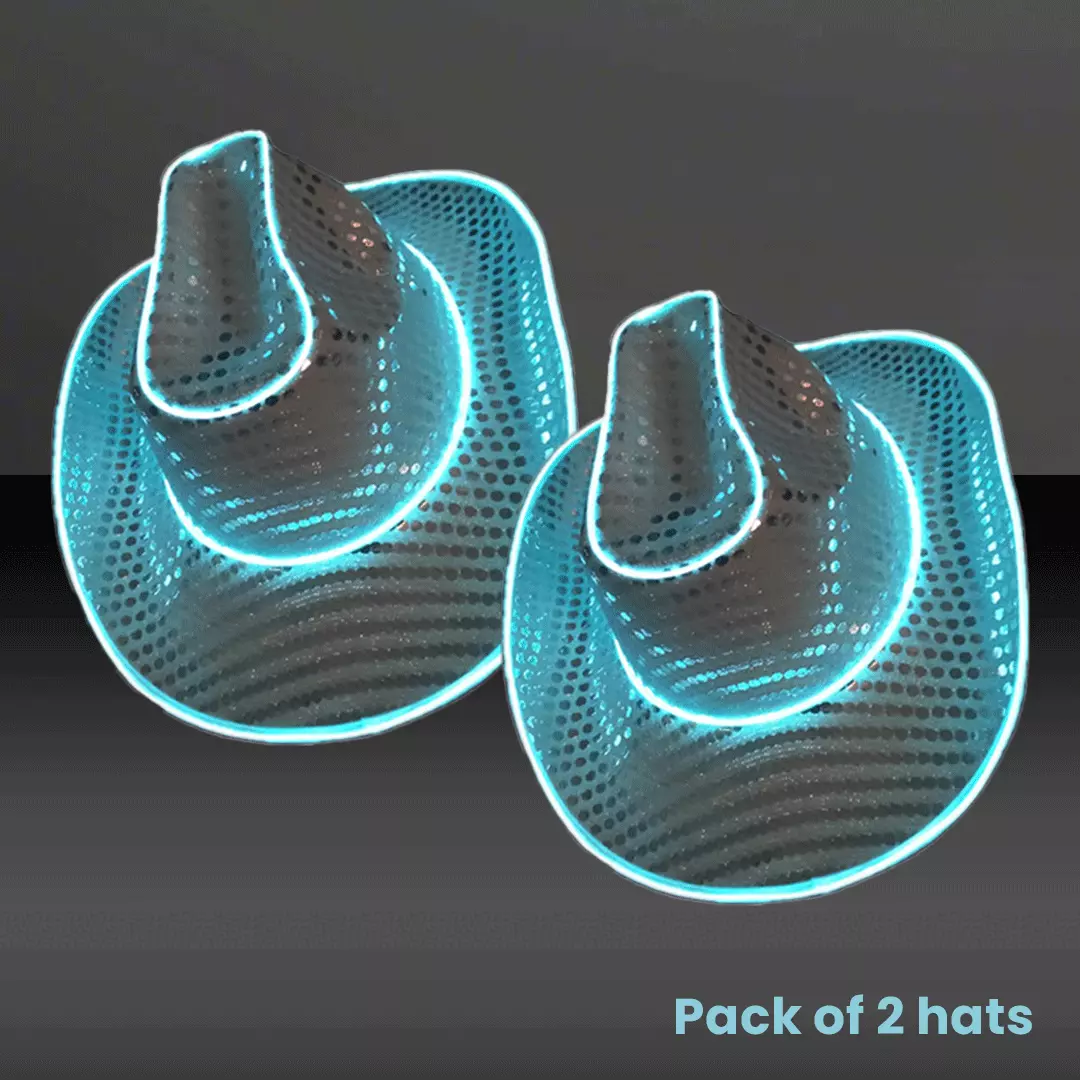 Flashing party hats deals