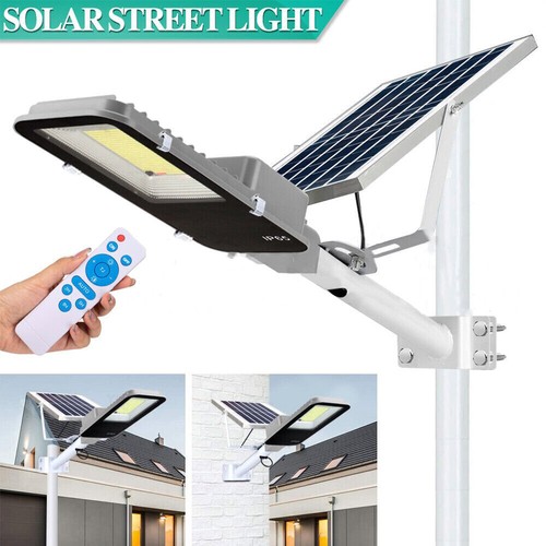 Aluminum Solar Street Light Large Solar LED Light Road Lamp Parking Lot Yard - Picture 2 of 15