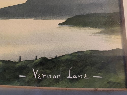 Vernon Lane Watercolor Birds In Flight - Picture 2 of 12