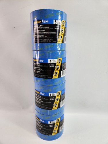 12 Rolls Scotch Blue Painter's Tape 1.41" x 60 Yards Sharp Lines 3m 2093 - Picture 9 of 9