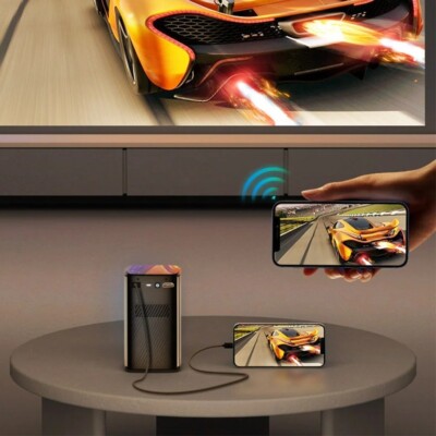 BYINTEK P70 SMART PROJECTOR 3D 4K Portable Mini Wifi Home Theater