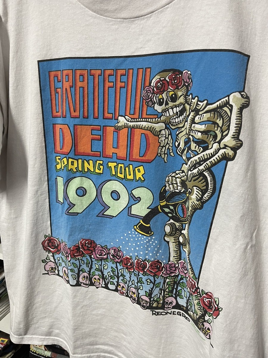 GRATEFUL DEAD SPRINGTOUR Tシャツ Amazon.com: Liquid Blue Men's Grateful Dead Spring Tour '90