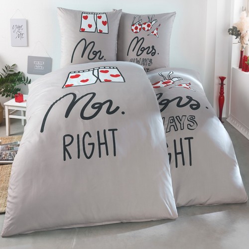 Bettwäsche 135x200 4-tlg Partner Bettbezug 135 x 200 cm Mikrofaser mit 80x80  - Bild 46 von 77