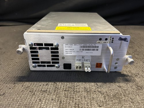 DRV ASM, IBM LTO7 UDS3 DUAL FC - FIBRE CHANNEL Tape Drive Module - P/N 00VJ194 - Picture 6 of 8
