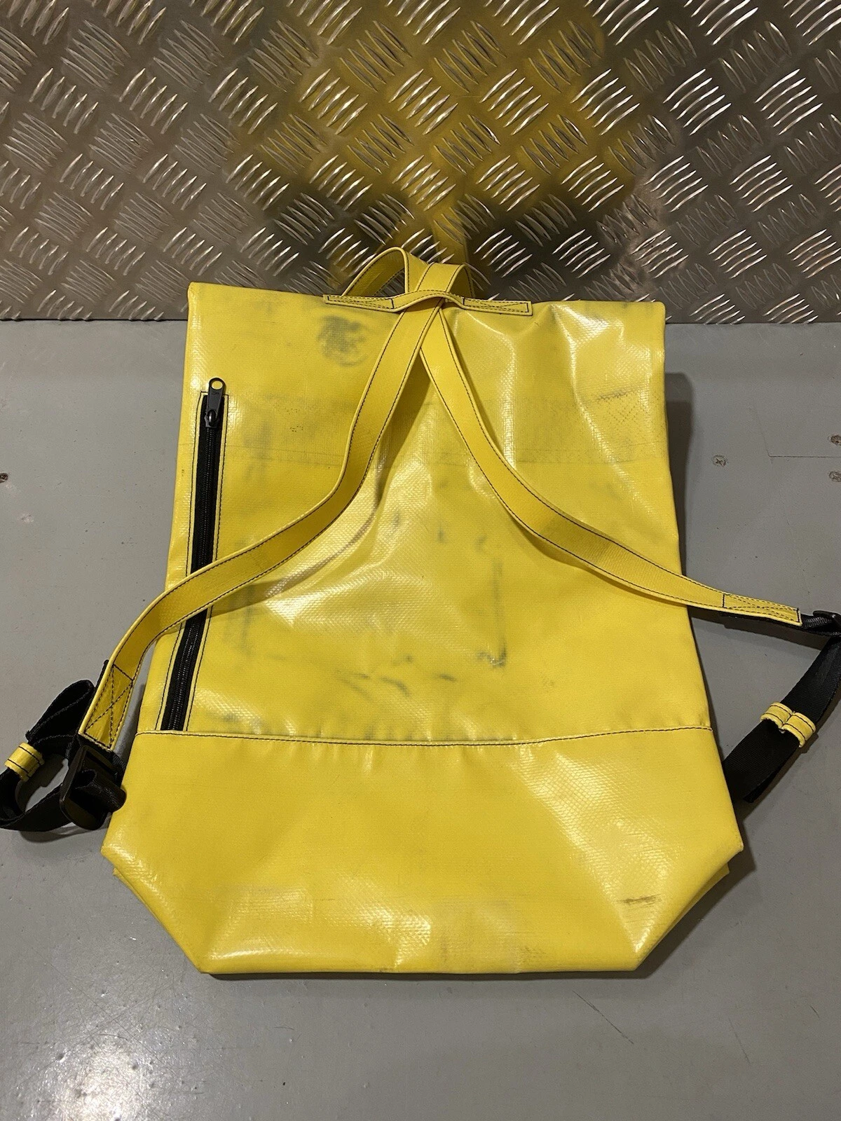 Freitag Kowalski F253 Yellow Truck Tarp Recycled Bag Brand New With Tags 5