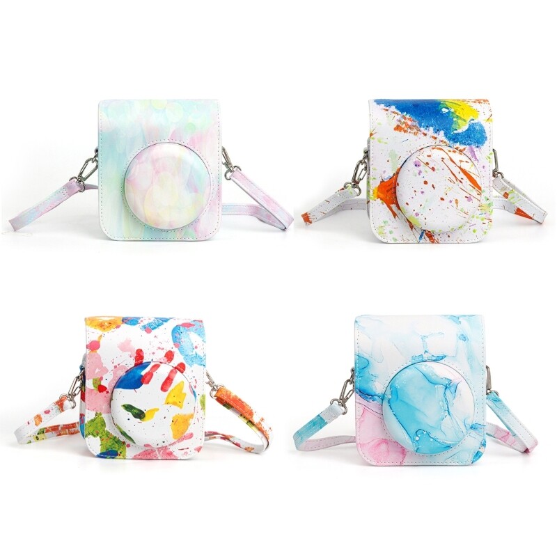 For Mini12 Artist Catena Camera Bag PU Organization Bag Boys Festival Holiday