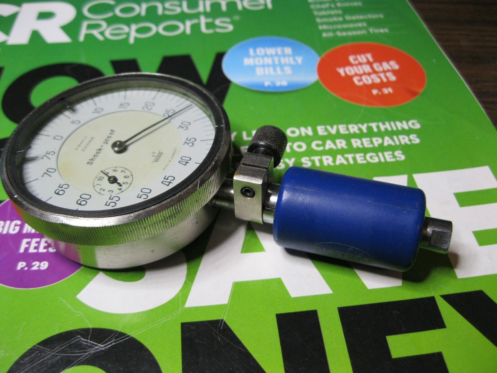 .0001 BORE GAGE INDICATOR W/DIATEST HANDLE MACHINIST TOOLS CAN USE WITH