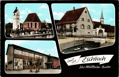 Old postcard postcard greeting from Eschbach GERMANY (891468)