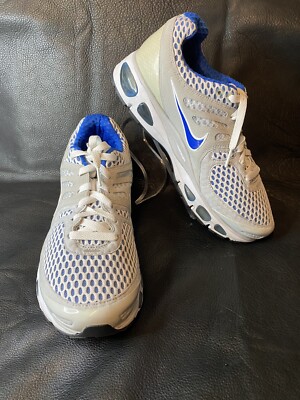 Nike Mens Air Max Tailwind 396036-101 White/Blue Mesh 2009