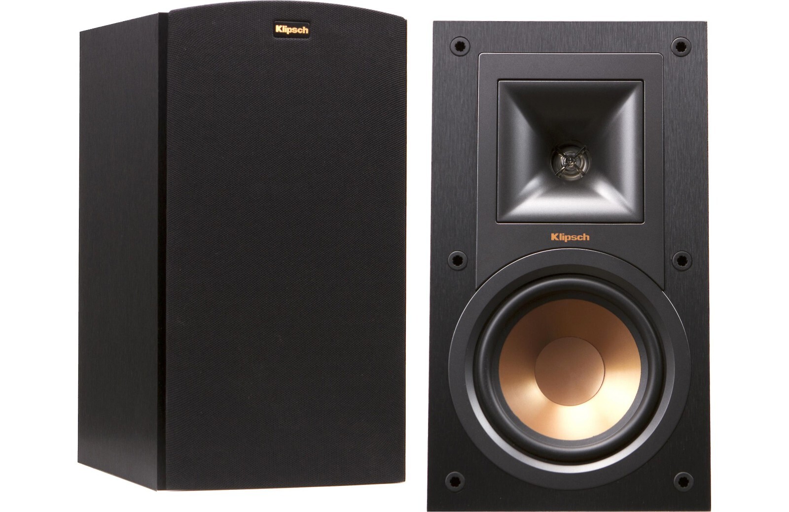 Klipsch Reference R-15M (Pair) Bookshelf Speakers Black 8-Ohm 340w Max ...