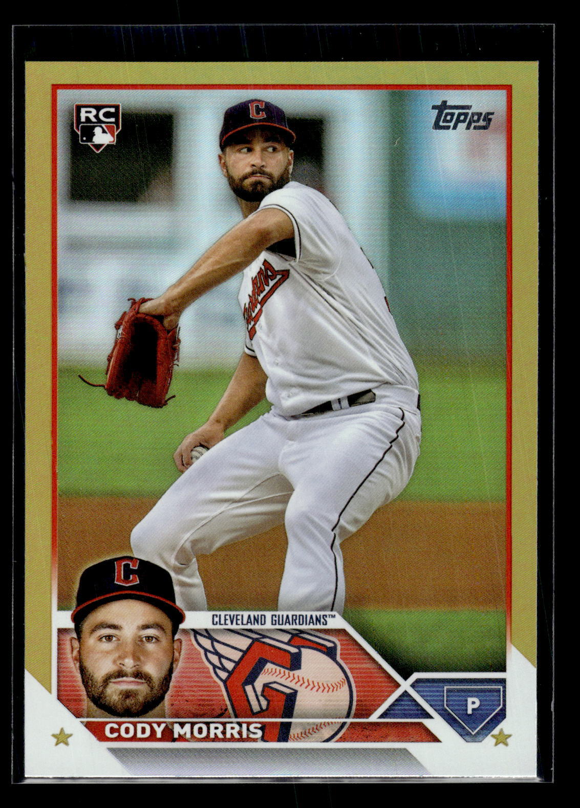 2023 Topps #507 Cody Morris /2023 Rookie Gold Cleveland Guardians