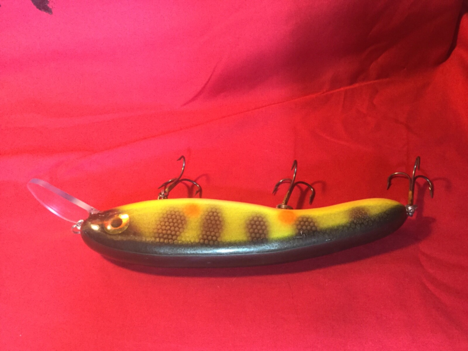 H2O TACKLE 12" SWITCHBACK Muskie Pike Deep Diving Trolling Lure Yellow Perch - Image 9