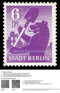 Ebs Germany 1945 Sbz Berlin Bear Berliner Bar Michel Sbz 2 Wb Zt Mnh Ebay