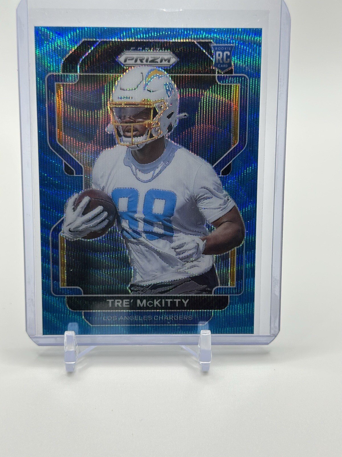 Tre' McKitty Panini Prizm #416 Blue Wave
