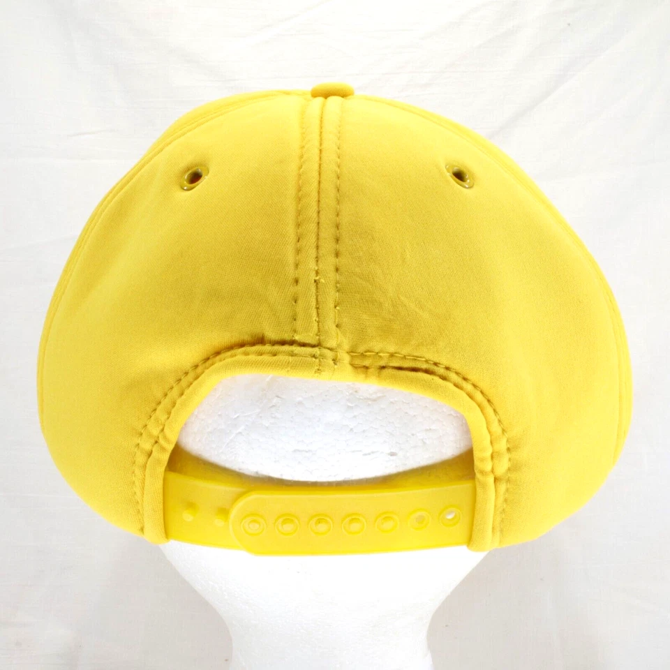 Vintage 70's/80's Cap Hat ● Apple & Pears Apollo Logo ● Yellow Snapback ● Fast ✉ - Image 3 of 4