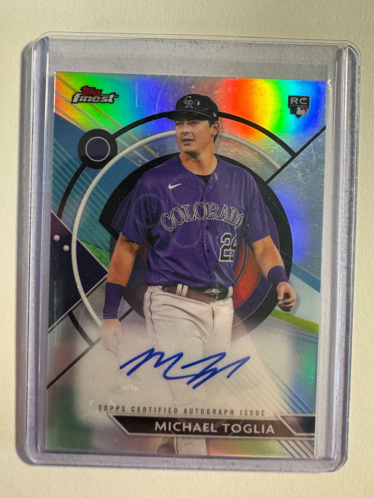 K230,893 - 2023 Finest Autographs Refractors #FAMT Michael Toglia Auto