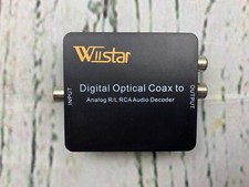 Fiber Optical Decoder Support AC3 DTS Toslink Coaxial Digital to Analog Audio