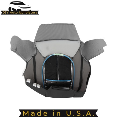 2011-2016 For Ford F250 F350 XL Leatherette Front Replacement Covers Black - Picture 7 of 14