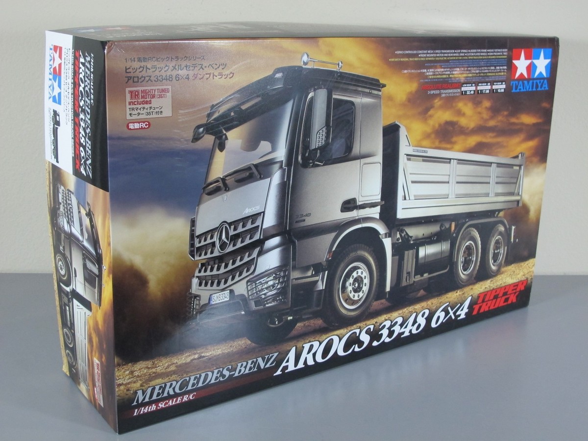New Tamiya 1/14 R/C Mercedes Benz Arocs 3348 6X4 Semi Tipper
