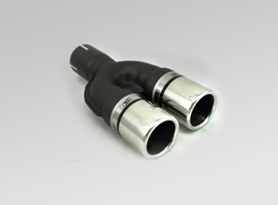 Auto Auspuffrohr Endrohr Auspuffspitzen Auspuffblende Doppelrohr Kohlefaser Auspuff Universal