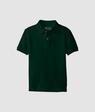  125 Nautica Kids Boy's Green Short Sleeve Pique Polo Pullover Size XL 18-20 
