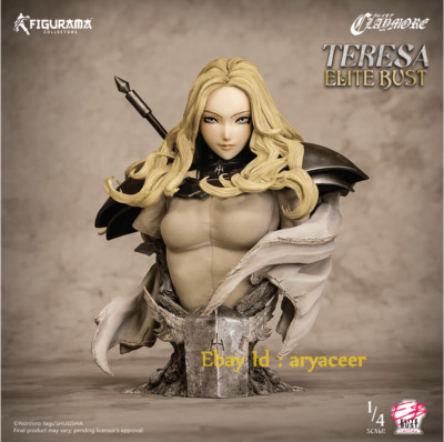 2022 Presell Figurama 1/4 Claymore: Teresa Bust Statue Limited Figure Model