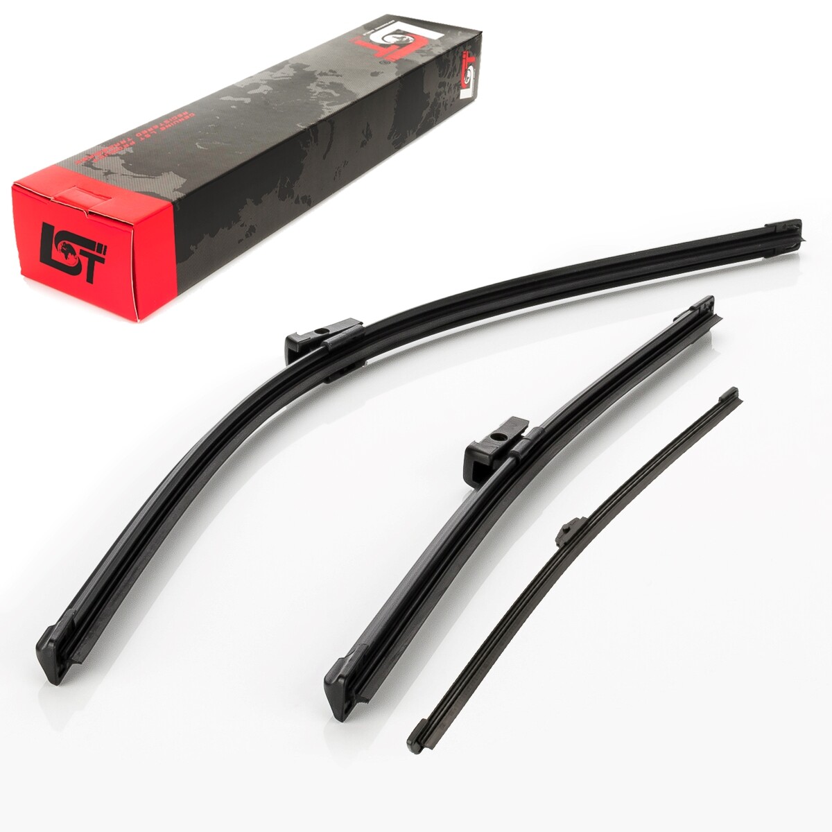 Windshield Wiper Blade Set Front+Rear for Audi A1 Sportback 8X
