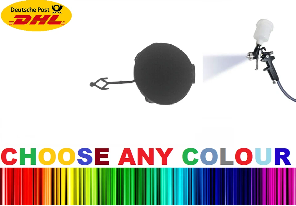 NEU BMW X6 E71 E72 Vorne Rechts Abschlepphaken Blende 51117074460 - ALLE FARBEN - Bild 1 von 1
