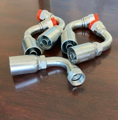 GATOR 5 PK FJX90-06-06 | 3/8" Hydraulic Hose x 3/8" JIC Female Swivel Fitting- HY, U