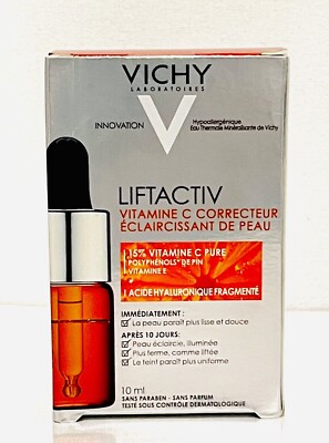 Vichy LiftActiv 15% Pure Vitamin C Brightening Skin Corrector, New Exp 02/2025 *