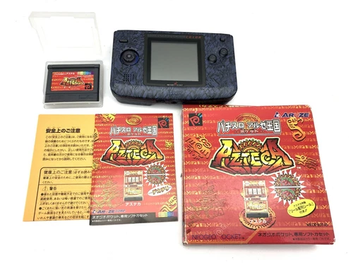 Neo Geo Pocket Color Console Carbon black SNK with 1 software AZTECA Tested