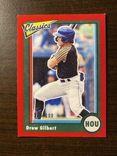 2023 Panini Chronicles Drew Gilbert Classics Red /100 Astros 17 Baseball Card
