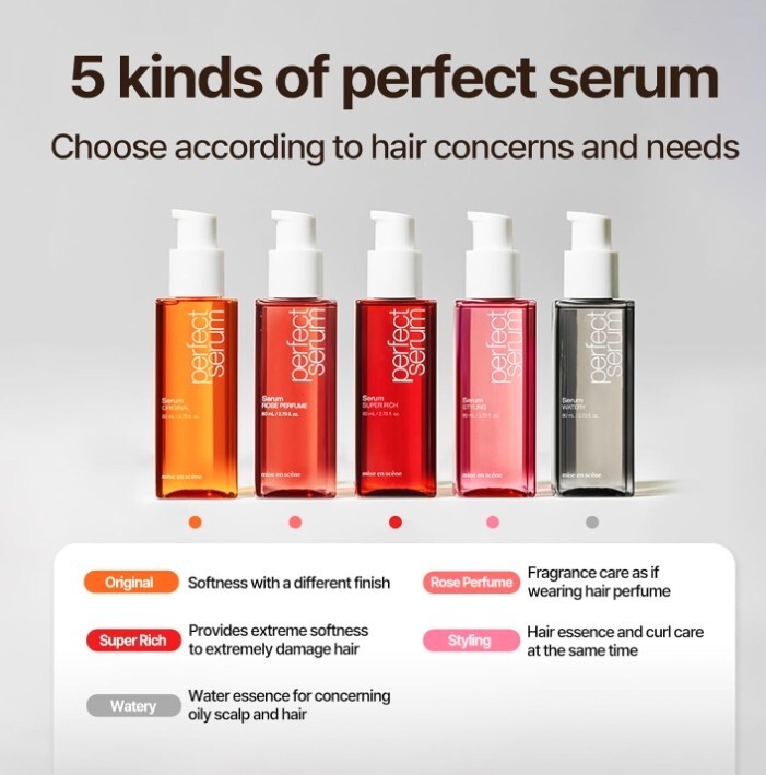 Miseenscene Perfect Serum Original 80ml Hair Serum Hair Essence