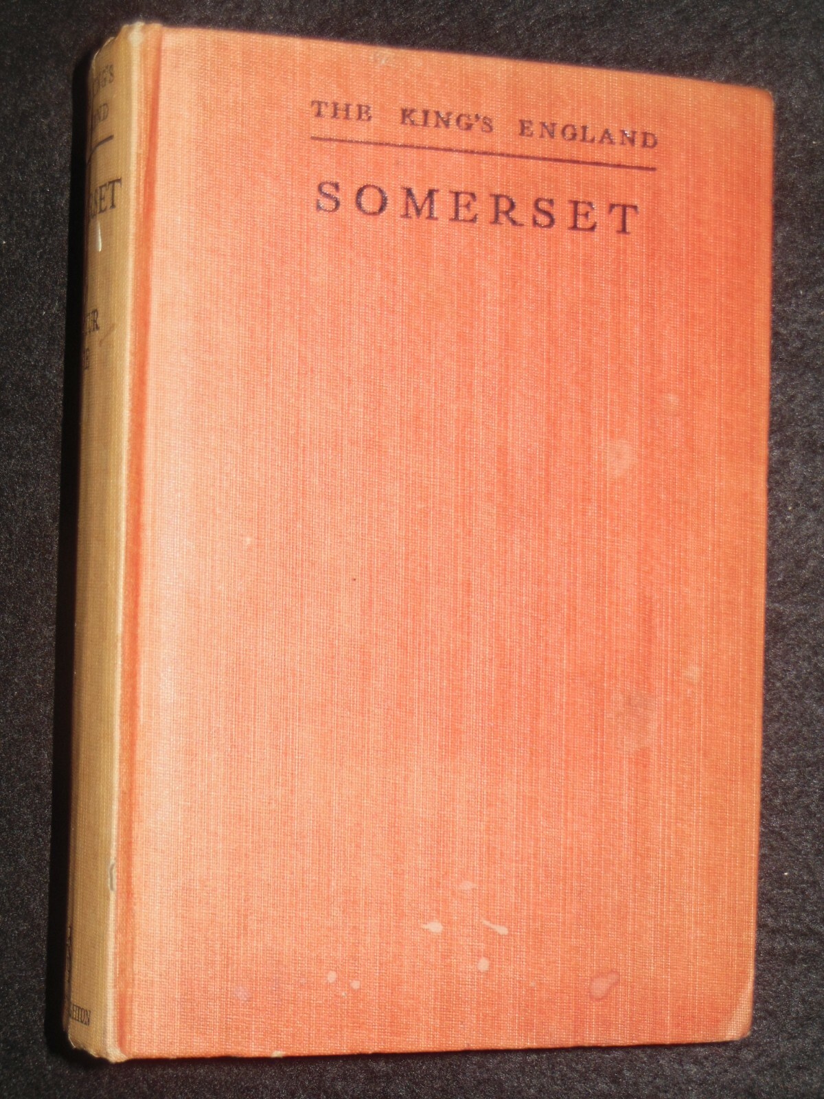 ARTHUR MEE; Somerset (1945) County of Romantic Splendour The King's