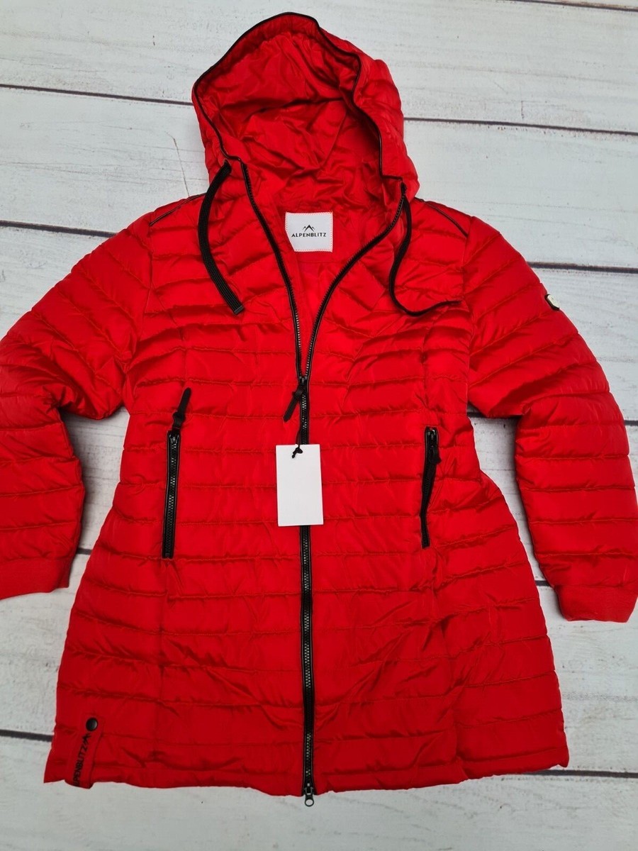 Alpenblitz Parka Steppjacke Mantel Damen 38 bis 48 Jacke rot