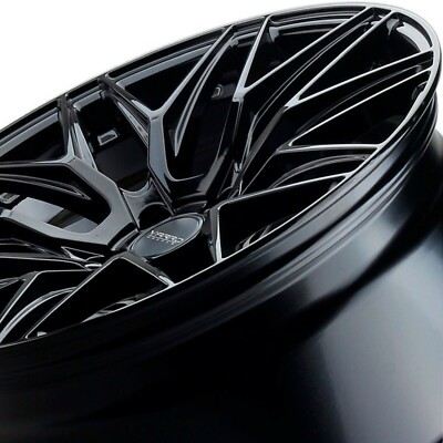 22'' Varro VD06 Gloss Black Wheels Tires Bentley Bentayga Cayenne G Class ETron