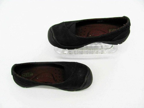 Keen Women Shoe Sterling City Size 6M Black Ballet Flat Pre Owned qp - Picture 9 of 12