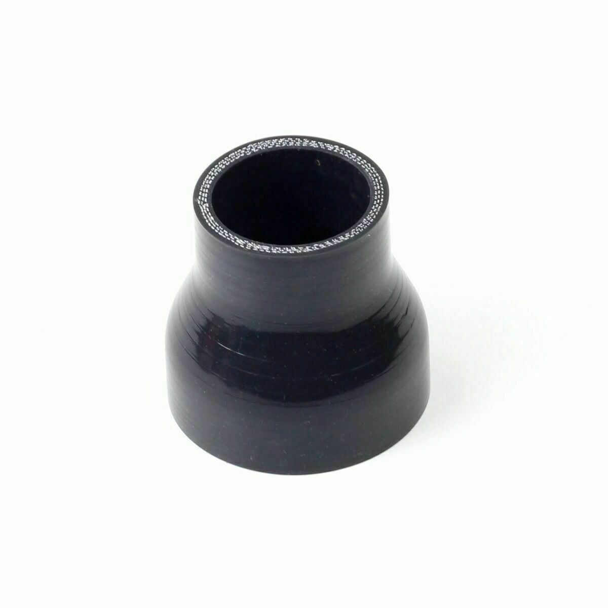 Black 102mm–108mm Silicone Reducer Coupler – Intercooler Hose, 4 To 4.25 Inch ID