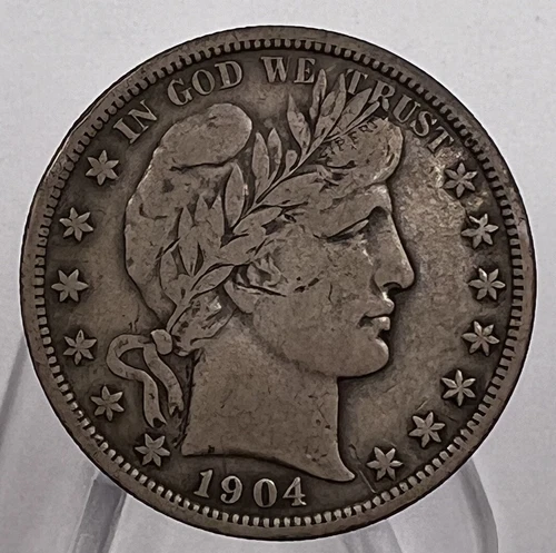 1904 Barber Half Dollar VF - 24843