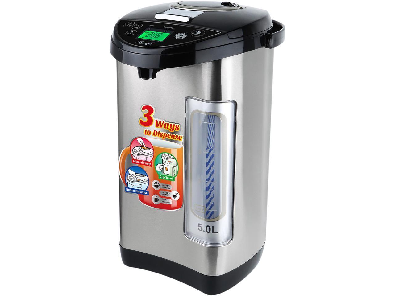 Rosewill 5L Hot Water Boiler Warmer Pot, 5 Keep-Warm Temperatures, 24Hr  Timer, A | eBay