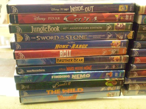 (23) All Disney Animated DVD Lot: Cars Jungle Book Dumbo Nemo Bambi II Monsters - Picture 2 of 3