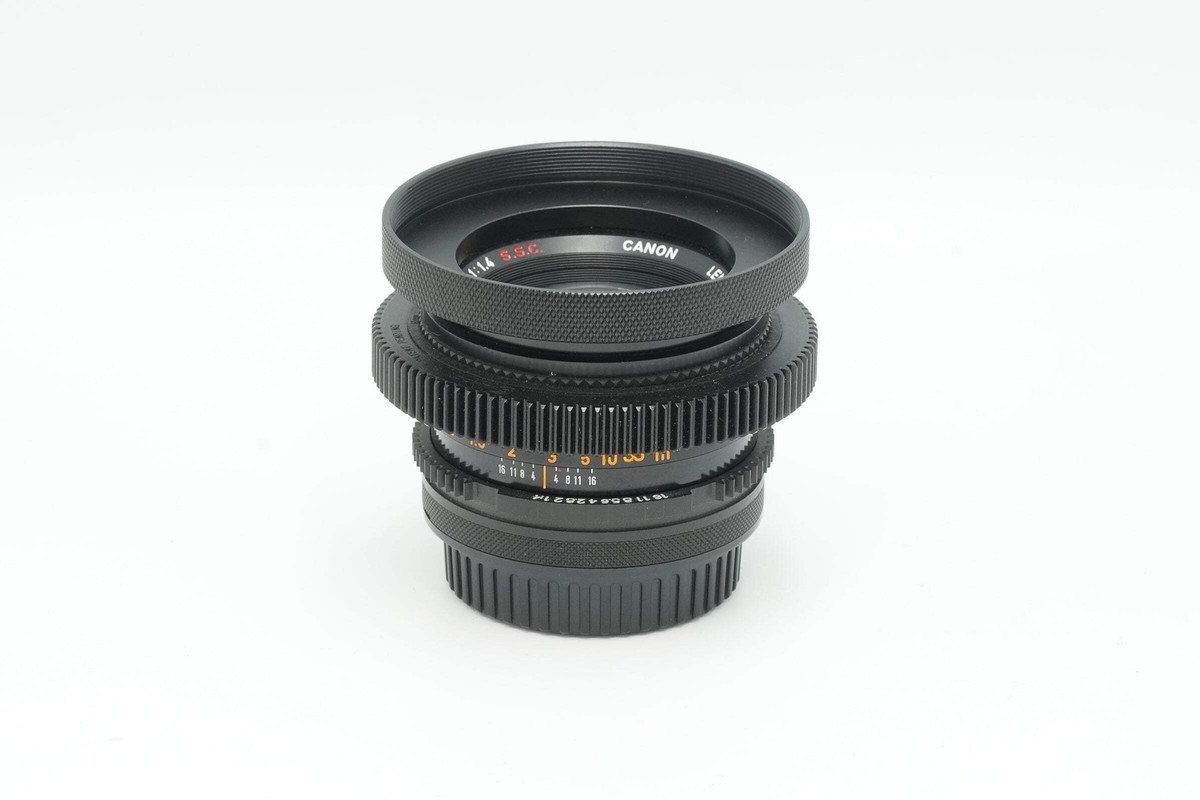 SALE ! Canon FD 50mm f1.4 S.S.C. Cine-MODDED to EF | eBay