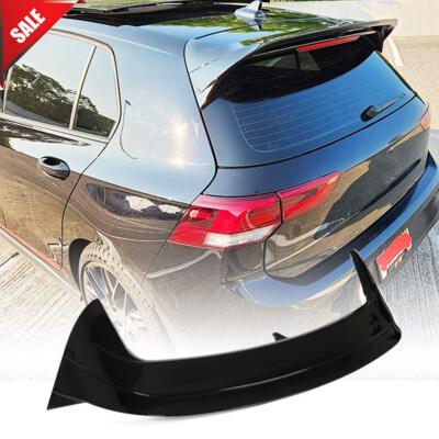 For VW Golf MK8 GTI R line 2021-24 Gloss Rear Roof Spoiler Top