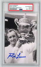 ROD LAVER Signed Photo (PSA) Wimbledon 1969 Trophy - World #1 TENNIS Player
