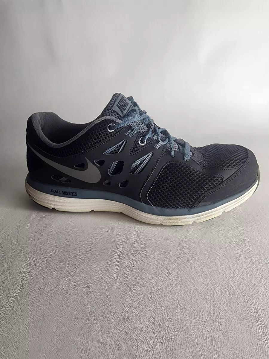 Nike Dual Fusion Lite 599513-002 Men&#039;s Black Blue Running Shoes Size 9 | eBay