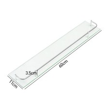 Glass Bathroom Shower Shelf Storage Rack Wall Mounted Holder Caddy Organizer UK