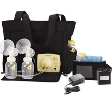 Medela Pump in Style Advanced Electric Breast Pump W/ Tote Bag & 2 Manual Pumps