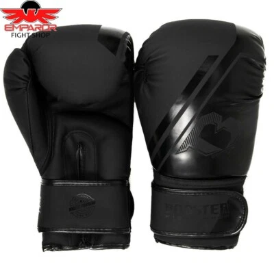 BOOSTER FIGHT GEAR Booster Boxhandschuhe BT Sparring V2 Schwarz Thai Boxen Kickboxen Handschuhe